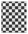 MODERN CHECKERED NAME PERSONALIZED BLANKET