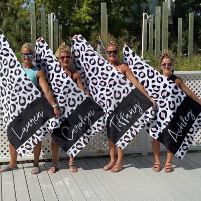 LEOPARD BAND PERSONALIZED PREMIUM TOWEL