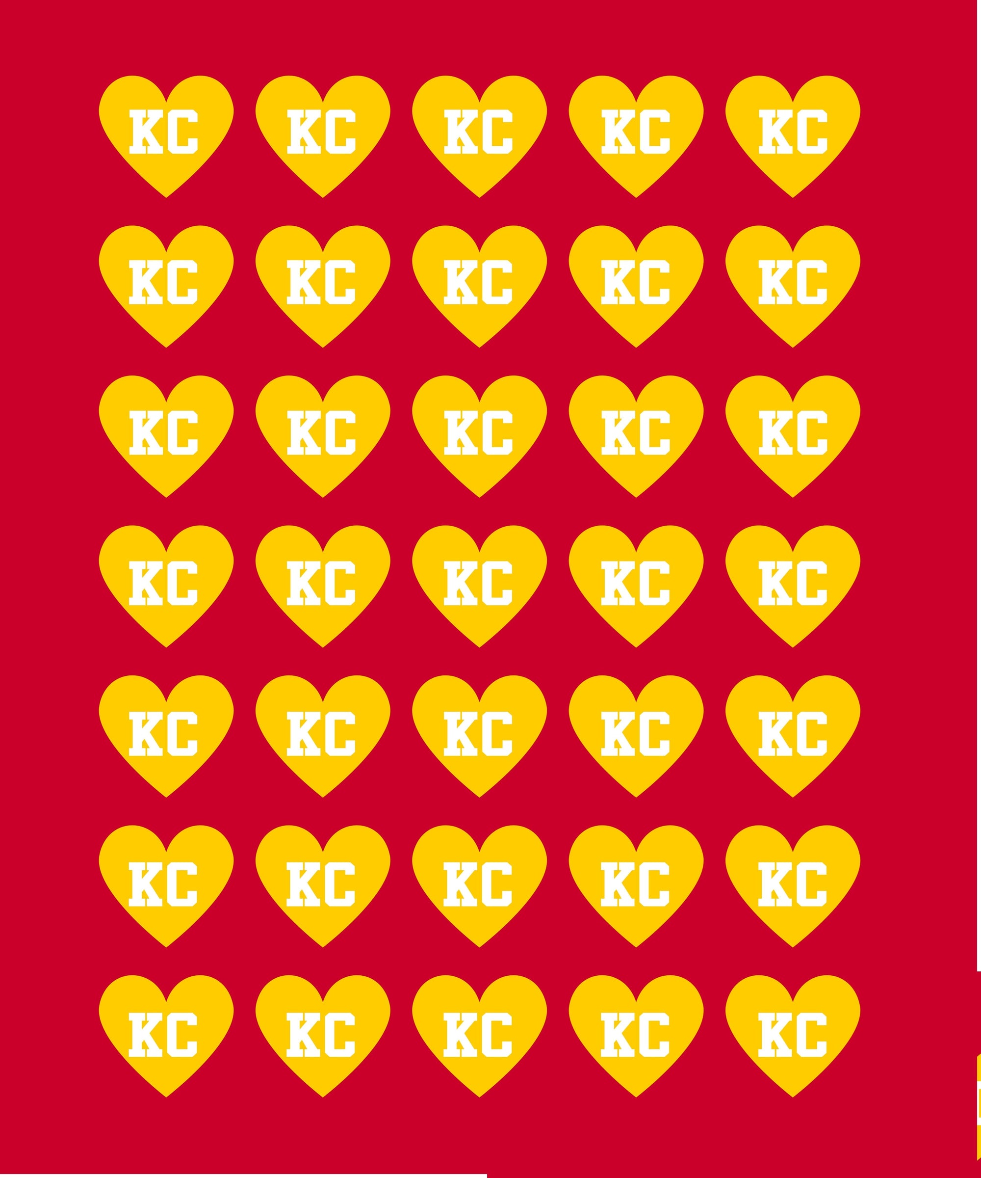 KC Hearts Blanket