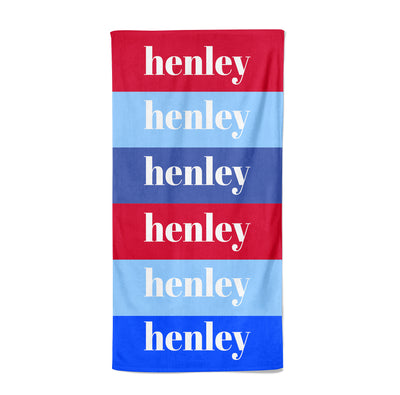 PERSONALIZED AMERICA VARIETY PREMIUM BEACH TOWEL