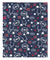 NAVY & RED TOUCHDOWN FOOTBALL BLANKET
