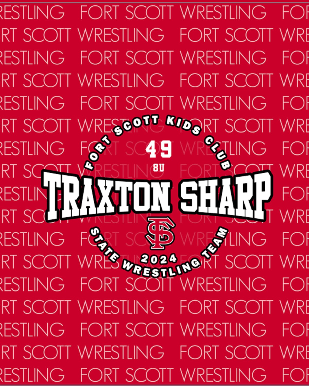 TEAM EVENT KEEPSAKE BLANKET - STATE WRESTLING