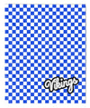 Checkered Mascot Blanket