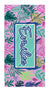 TROPICAL PARADISE- PINK PERSONALIZED TOWEL