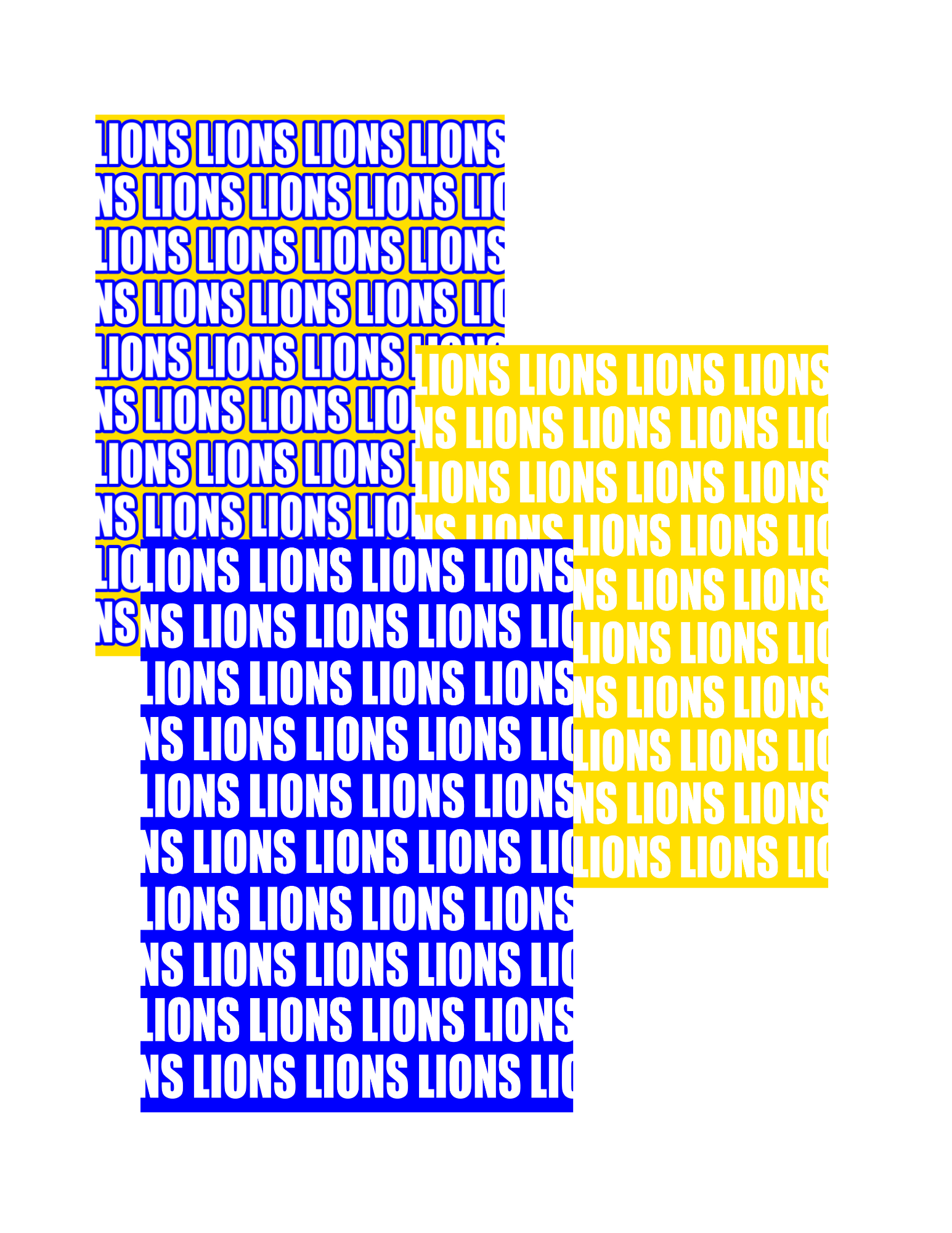 Lions Mascot Blanket