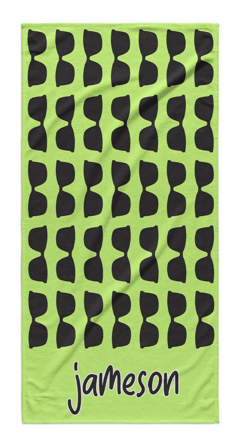 STAY COOL SUNGLASSES PATTERN PERSONALIZED TOWEL