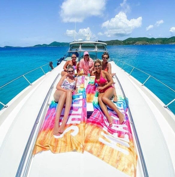 GROUP TIE DYE PERSONALIZED PREMIUM TOWEL