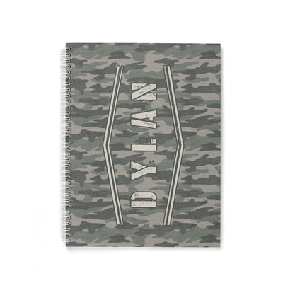 CAMO PERSONALIZED SPIRAL NOTEBOOK