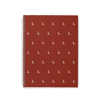 H3 X HB SIMPLE INITIAL PERSONALIZED SPIRAL NOTEBOOK