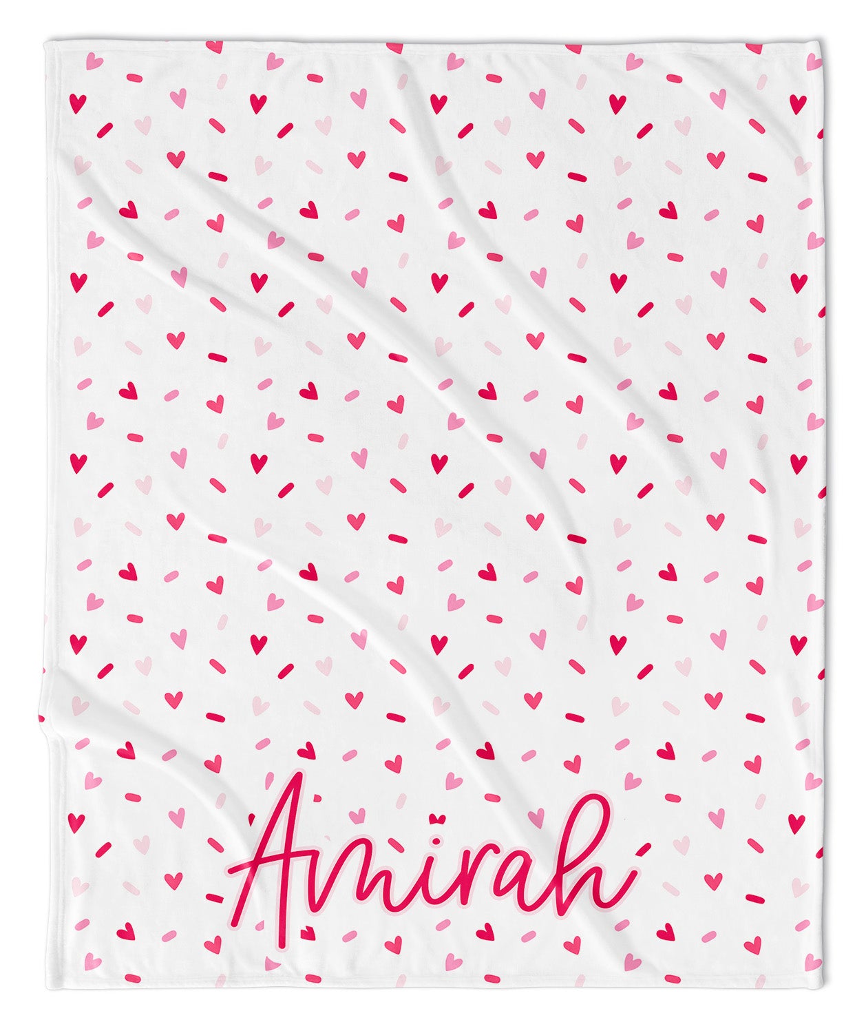 SPRINKLE HEARTS- PERSONALIZED BLANKET - Highway 3