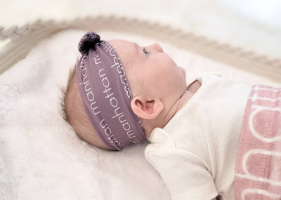 PERSONALIZED KNOTTED BABY HEADBAND