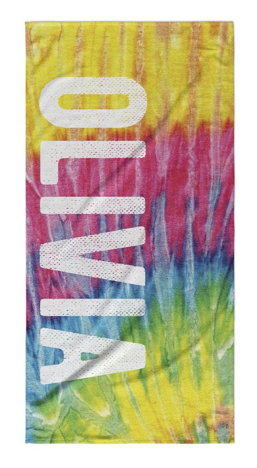 TIE DYE PERSONALIZED TOWEL