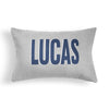BOLD SHADOW PERSONALIZED LUMBAR THROW PILLOW