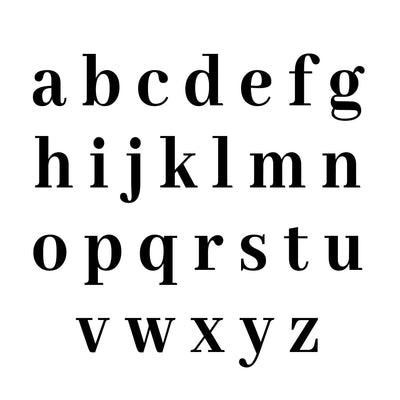 H3xHB Simple Initial Monogram Bib