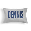 BOLD SHADOW PERSONALIZED LUMBAR THROW PILLOW