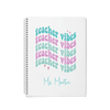 TEACHER VIBES PERSONALIZED SPIRAL NOTEBOOK