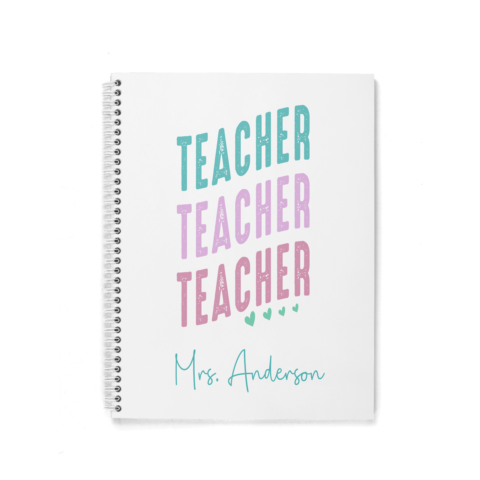 TEACHER PERSONALIZED SPIRAL NOTEBOOK