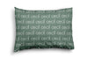 PERSONALIZED NAME PILLOW SHAM - LIGHT (JEWEL COLOR OPTIONS)