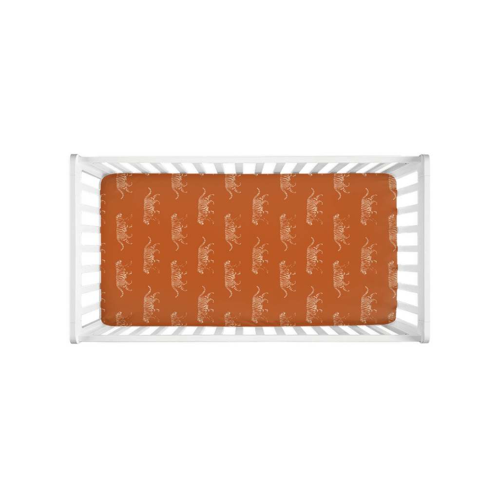 H3 X HB Tiger Pride Crib Sheet