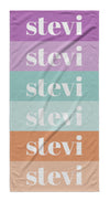 COLOR SWATCH PERSONALIZED TOWEL