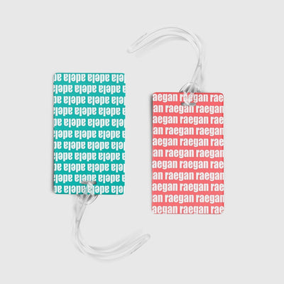 PERSONALIZED BAG TAG - BOLD