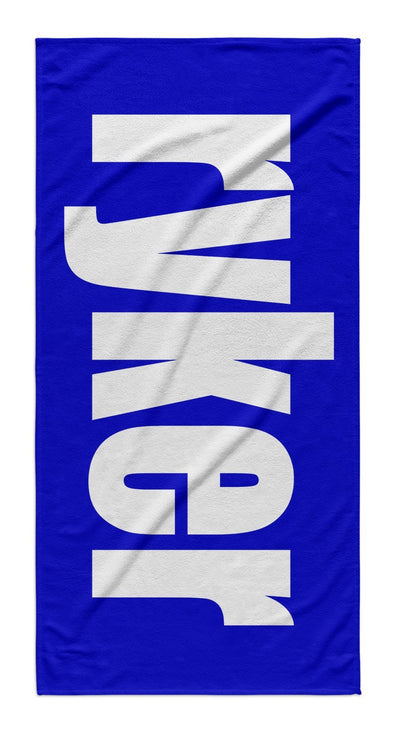 PERSONALIZED SOLID BOLD BEACH TOWEL