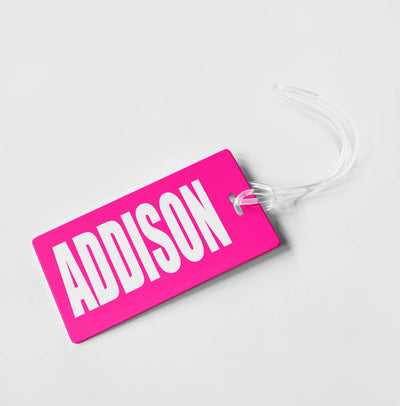 SOLID BOLD PERSONALIZED BAG / LUGGAGE TAG
