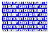 PERSONALIZED NAME PILLOW SHAM - BOLD (MULTIPLE COLOR OPTIONS)