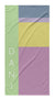 UPTOWN COLOR BLOCK PERSONALIZED TOWEL