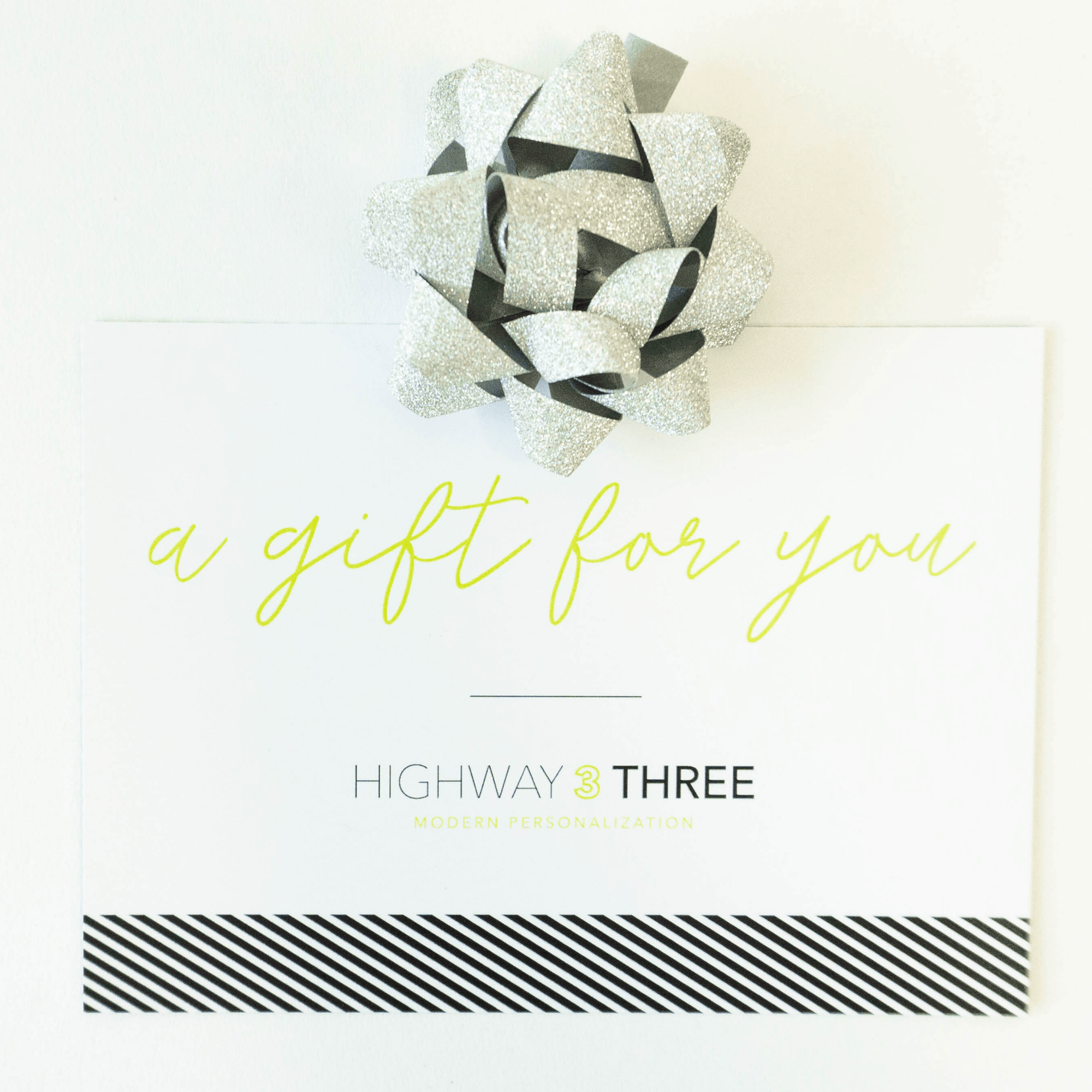 Note Ruee Gift Custom Gift Note - Highway 3
