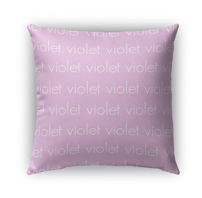 PERSONALIZED NAME THROW PILLOW - LIGHT (COVER ONLY)
