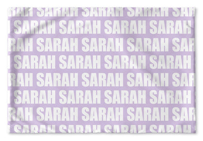 PERSONALIZED NAME PILLOW SHAM - BOLD (MULTIPLE COLOR OPTIONS)