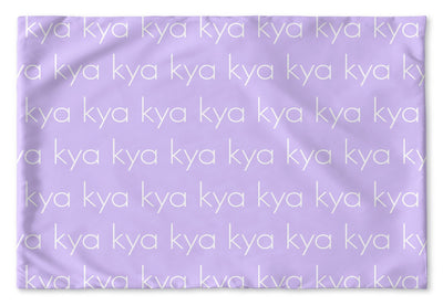 PERSONALIZED NAME PILLOW SHAM - LIGHT (MULTIPLE COLOR OPTIONS)