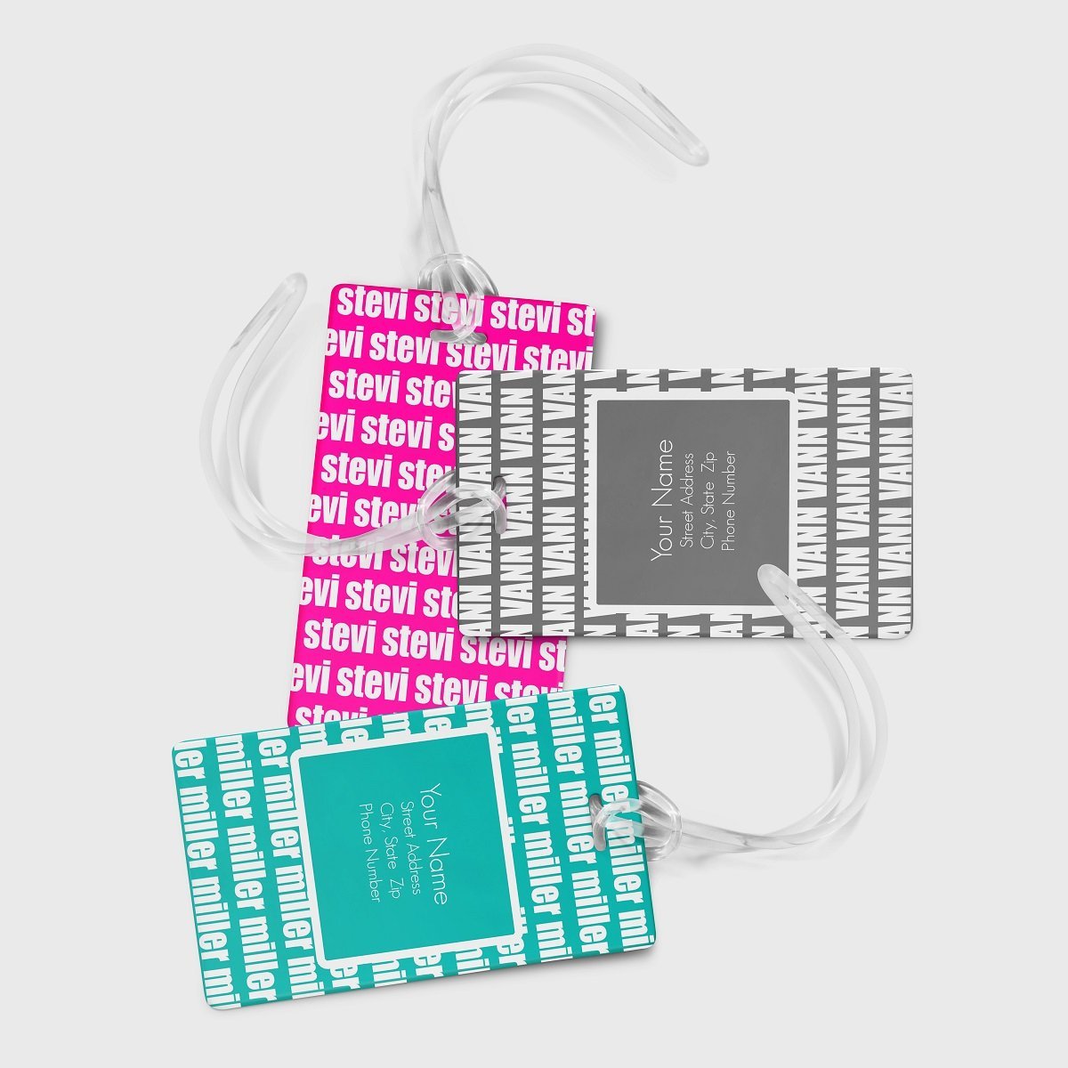 PERSONALIZED LUGGAGE TAG - BOLD