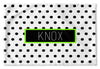 BLACK AND WHITE POLKA DOT PERSONALIZED PILLOW SHAM (MULTIPLE COLOR OPTIONS)