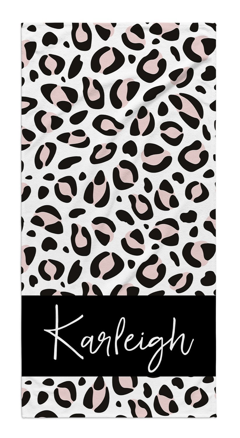 LEOPARD BAND PERSONALIZED TOWEL