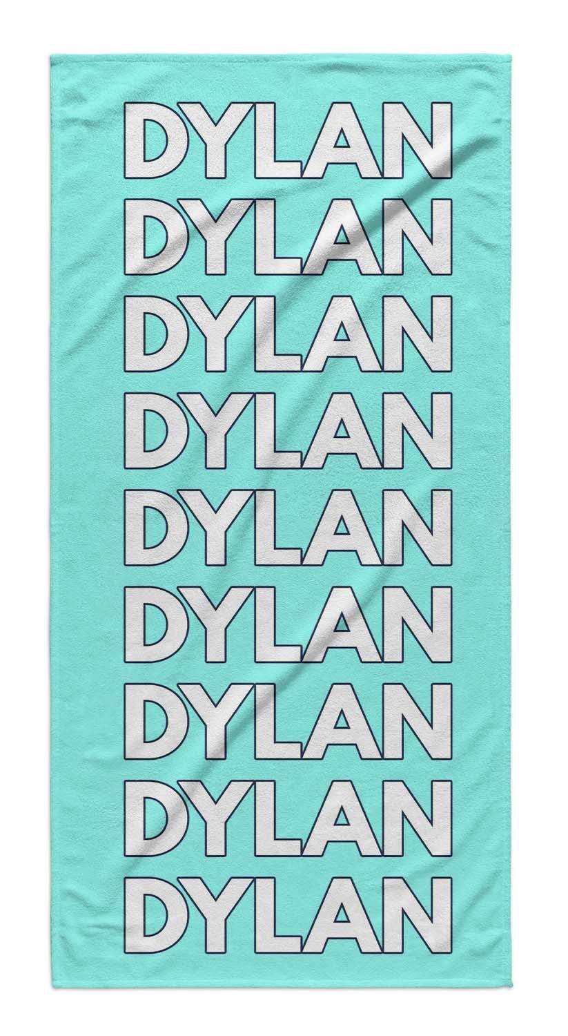 LISTED NAME PERSONALIZED TOWEL