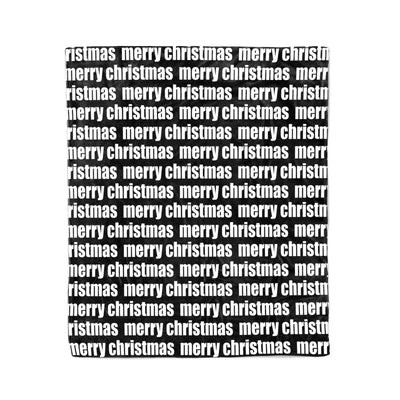 DECORATIVE HOLIDAY THROW BLANKET - BOLD REPEAT