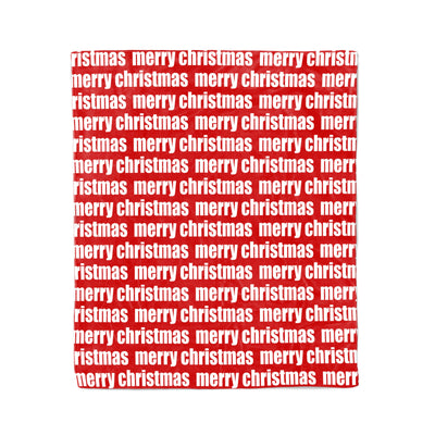 DECORATIVE HOLIDAY THROW BLANKET - BOLD REPEAT