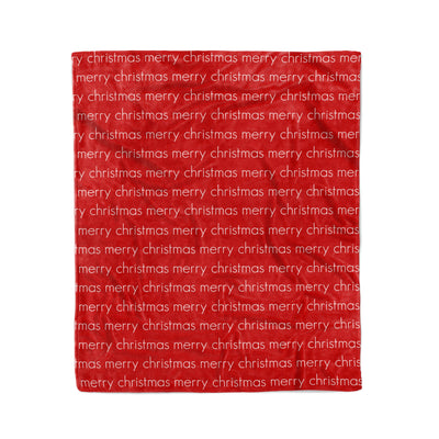 DECORATIVE HOLIDAY THROW BLANKET - LIGHT REPEAT