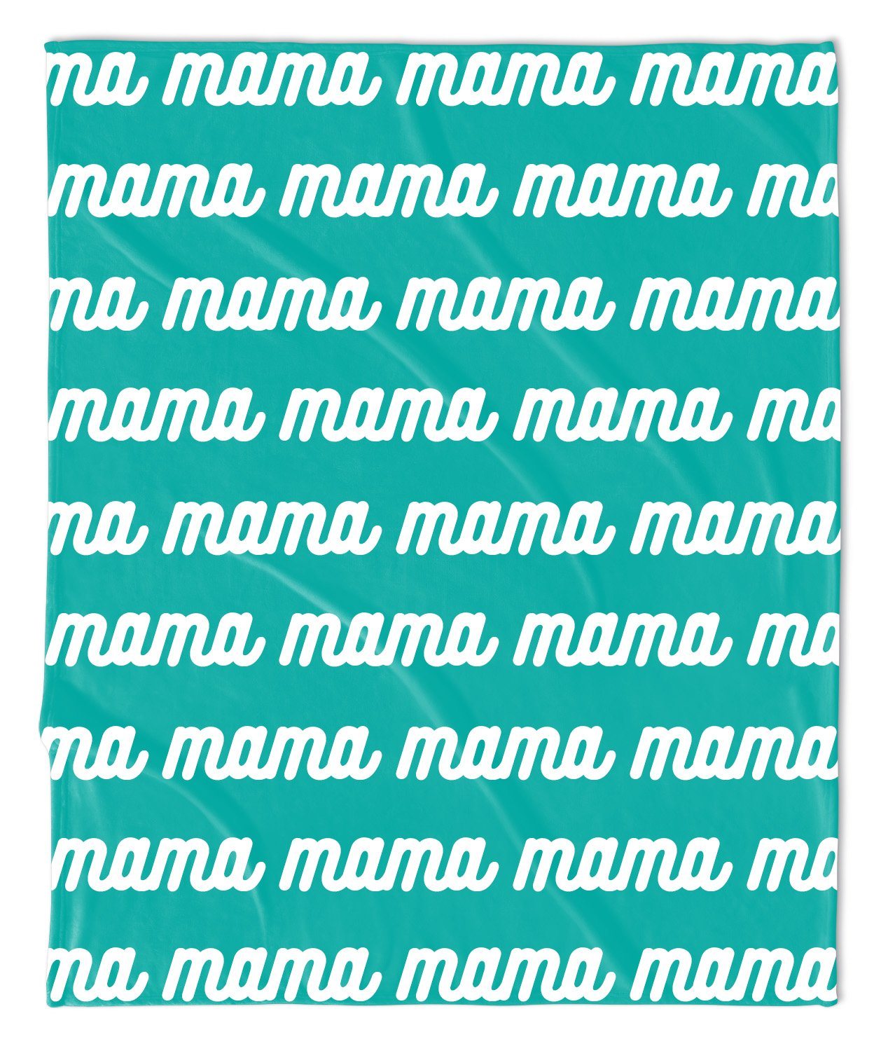 MOTHER'S DAY REPEAT THROW BLANKET - RETRO CURSIVE