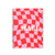 WAVY CHECKERBOARD PERSONALIZED SPIRAL NOTEBOOK