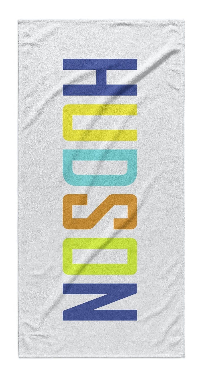 RAINBOW LETTERS PERSONALIZED TOWEL