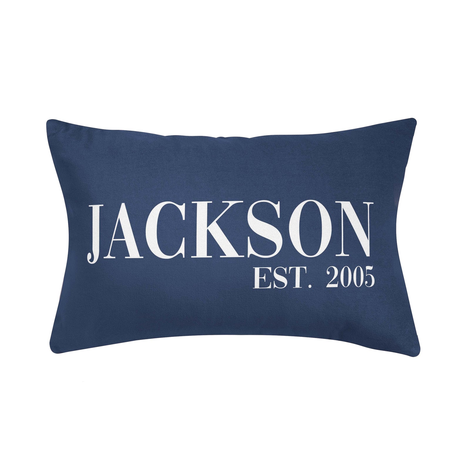LAST NAME LUMBAR THROW PILLOW