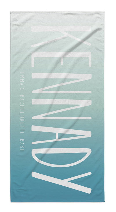 OMBRE PERSONALIZED TOWEL