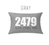 OUTDOOR ADDRESS LUMBAR PILLOW (SPRING COLLECTION)