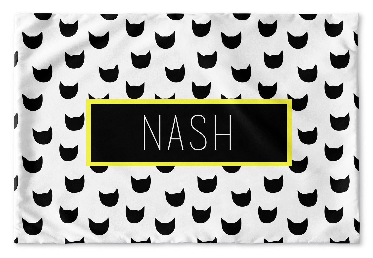 BLACK AND WHITE SUPERHERO PERSONALIZED PILLOW SHAM (MULTIPLE COLOR OPTIONS)