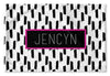 BLACK AND WHITE TAPE PERSONALIZED PILLOW SHAM (MULTIPLE COLOR OPTIONS)