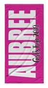 TEAM - PERSONALIZED SOLID BOLD BEACH TOWEL