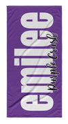 TEAM - PERSONALIZED SOLID BOLD BEACH TOWEL